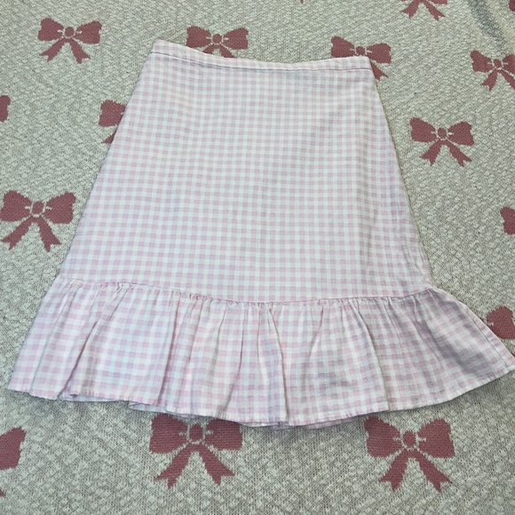 ๐ธY2K Gingham Skirt ๐ NEW WITH TAGS - Picture 2 of 5